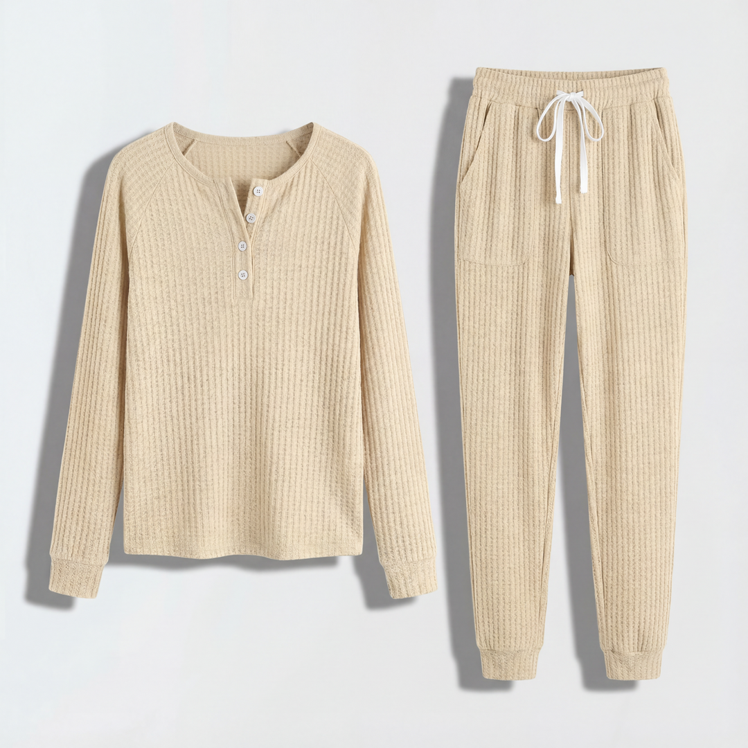 Brenda Women's Cozy Two-Piece Loungewear Set – Soft Breathable Fabric