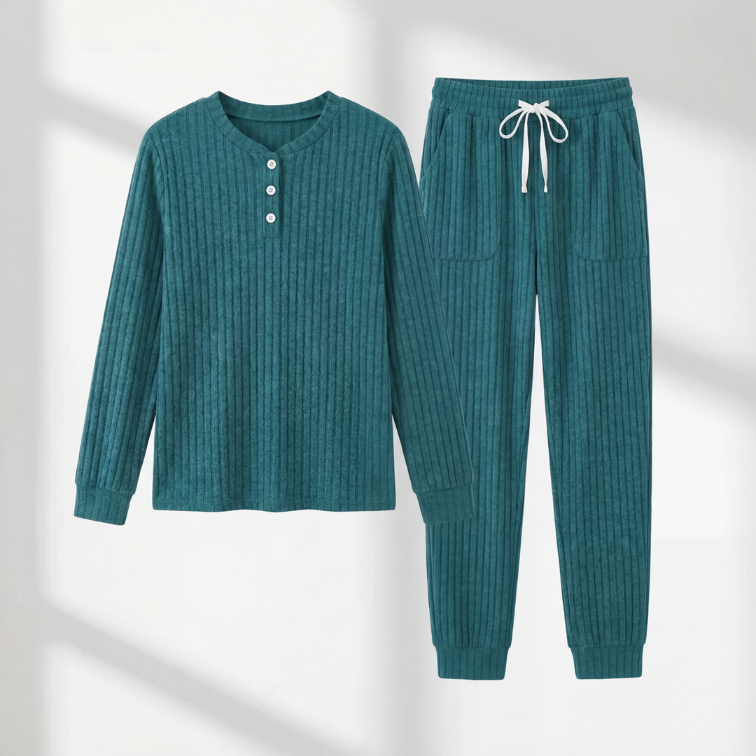 Brenda Women's Cozy Two-Piece Loungewear Set – Soft Breathable Fabric