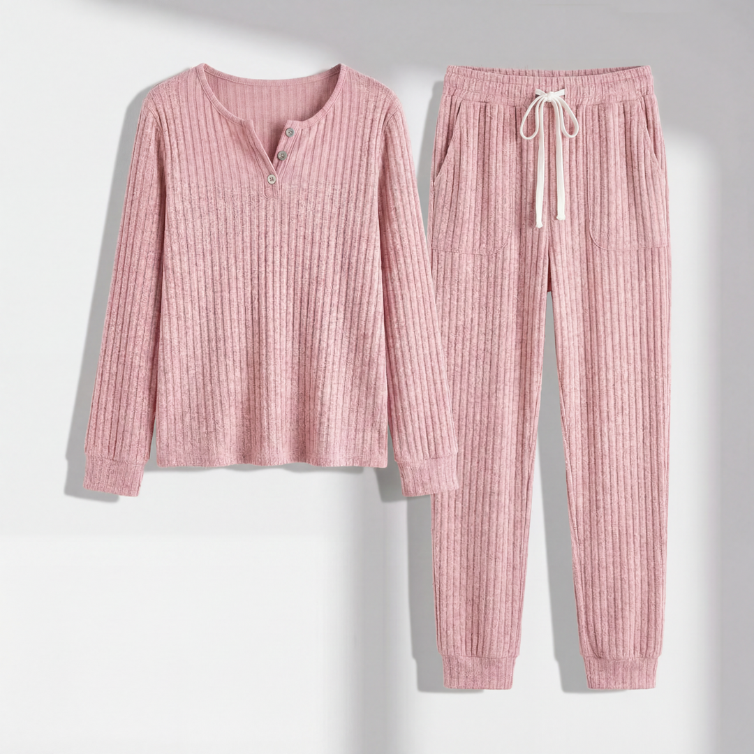 Brenda Women's Cozy Two-Piece Loungewear Set – Soft Breathable Fabric