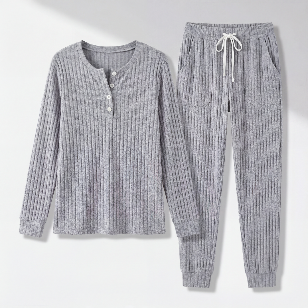 Brenda Women's Cozy Two-Piece Loungewear Set – Soft Breathable Fabric