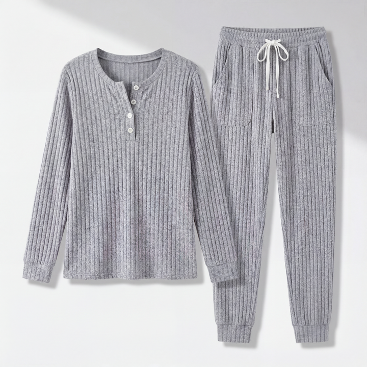 Brenda Women's Cozy Two-Piece Loungewear Set – Soft Breathable Fabric