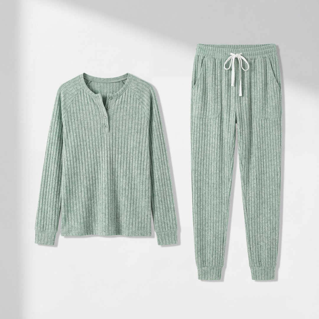 Brenda Women's Cozy Two-Piece Loungewear Set – Soft Breathable Fabric