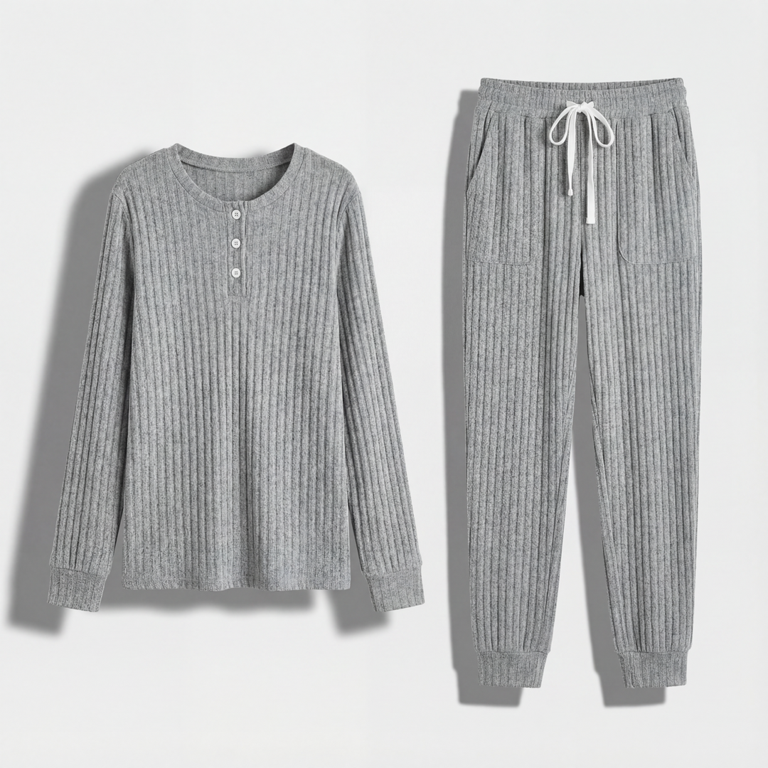 Brenda Women's Cozy Two-Piece Loungewear Set – Soft Breathable Fabric