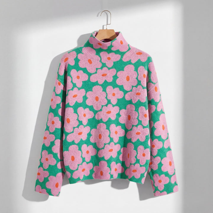 Aspen | Floral Knit Sweater