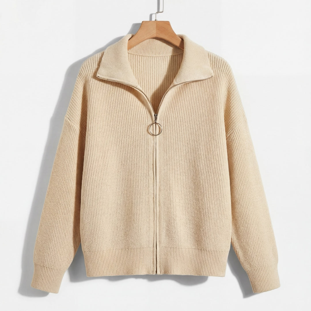 Eleanor - Comfort Zip Cardigan