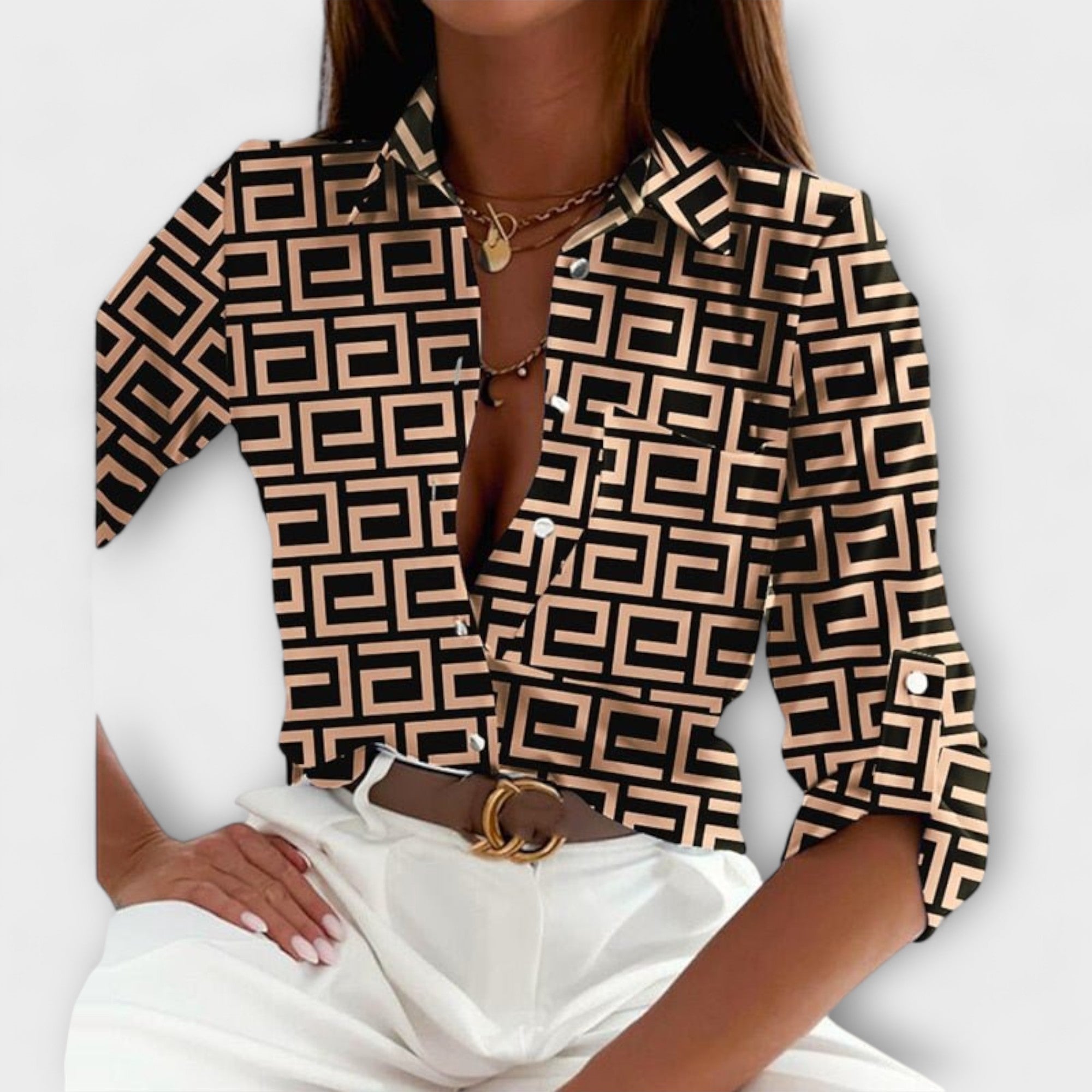 Hannea™ - Bluse med klassisk krave