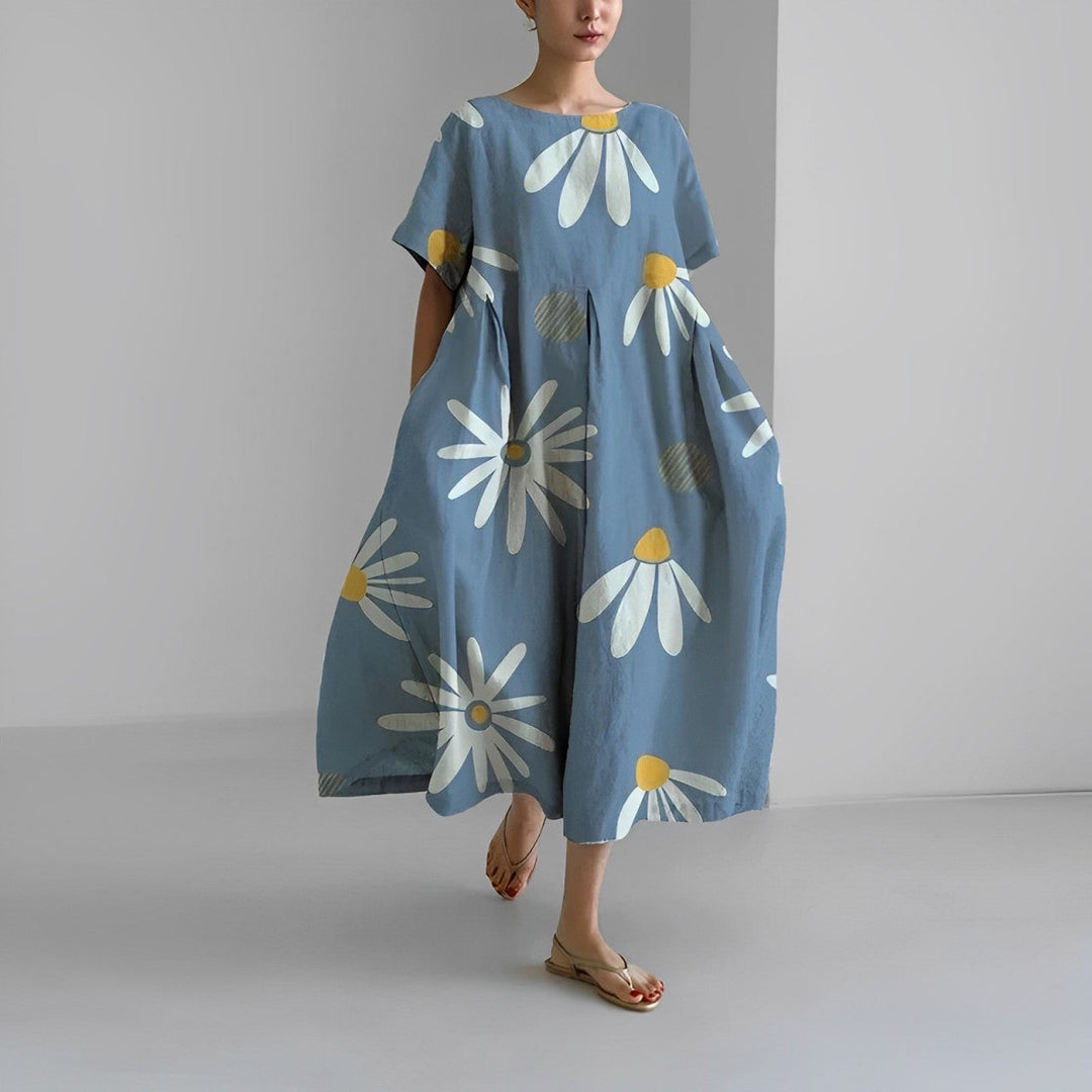 Elena Garden Grace Dress – Flowy Boho Dress