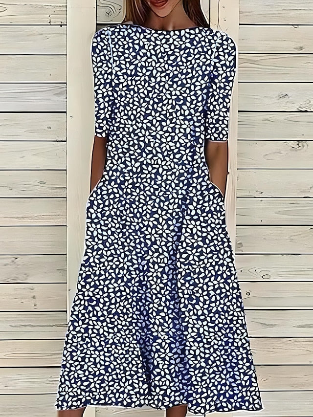 Luna - A-Line Midi Dress